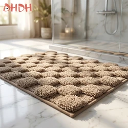 Alfombra de baño antideslizante en felpa premium, absorbente