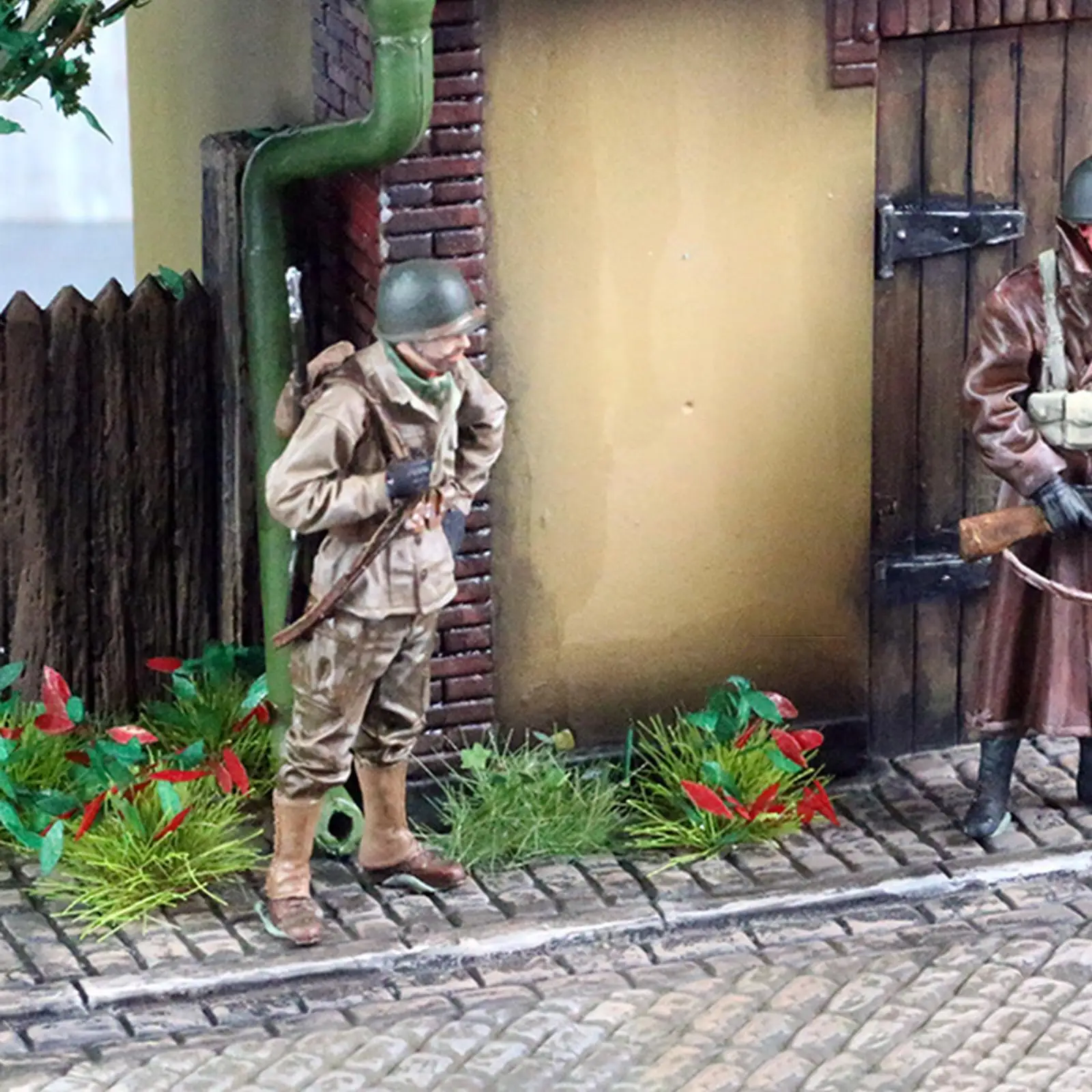 Kit accesorios para maquetas de tren: césped y flores - imagen 3