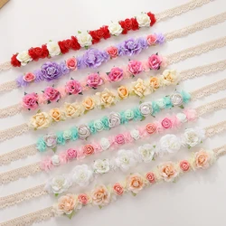 Diademas con flores ajustables para niñas – Tiaras y aros