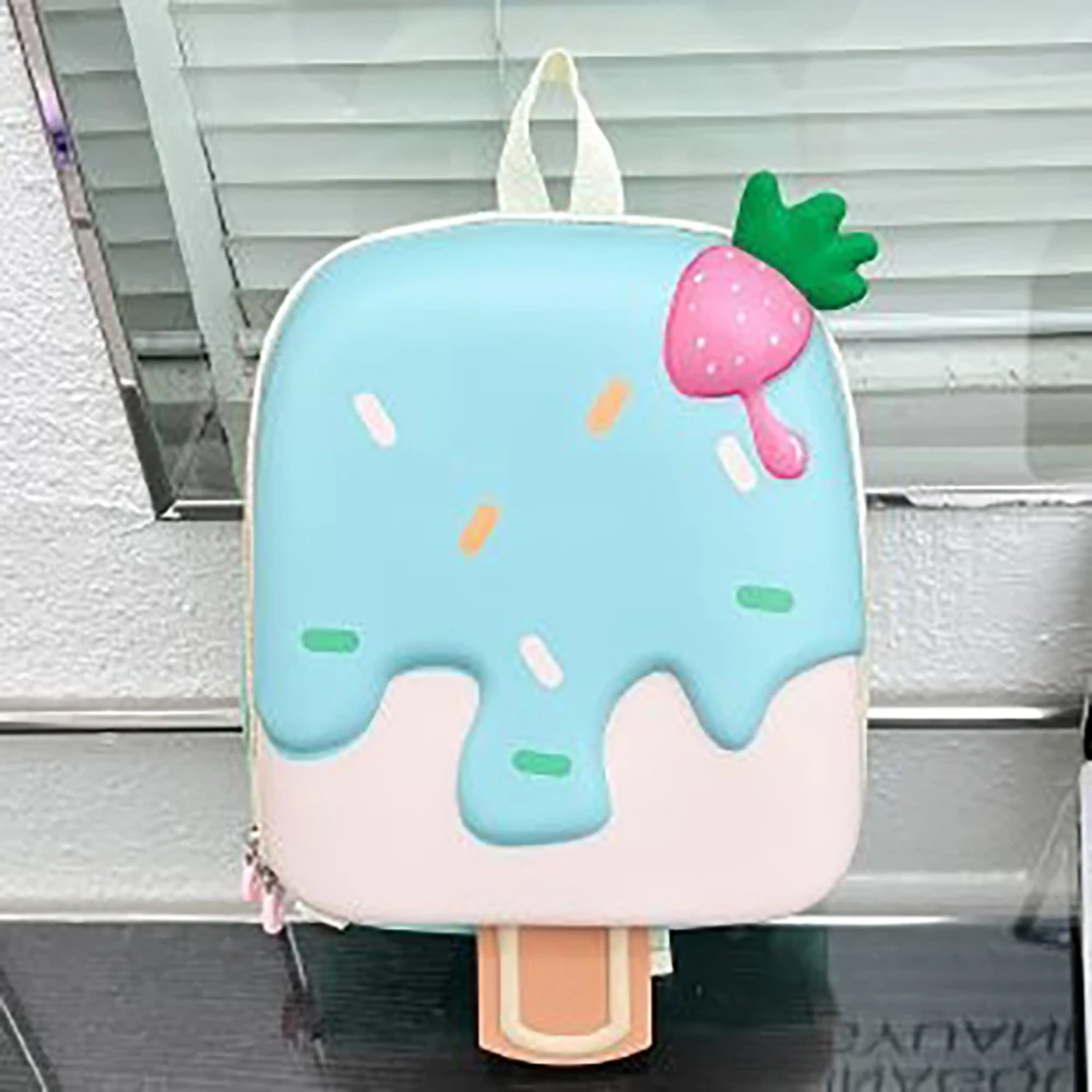 Mochila infantil paleta de helado pastel para uso diario preescolar - imagen 3