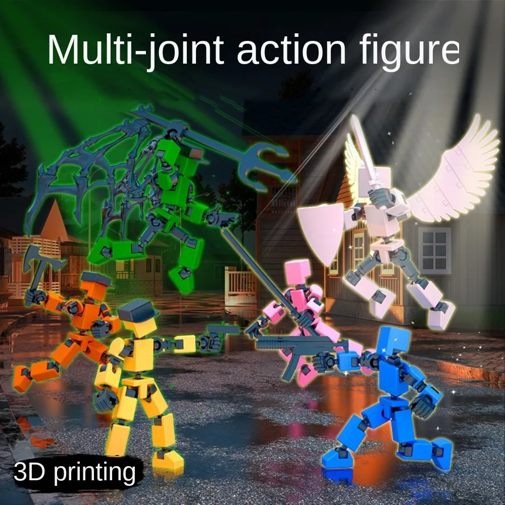 Figura de robot articulado transformable impresa en 3D para niños - imagen 3