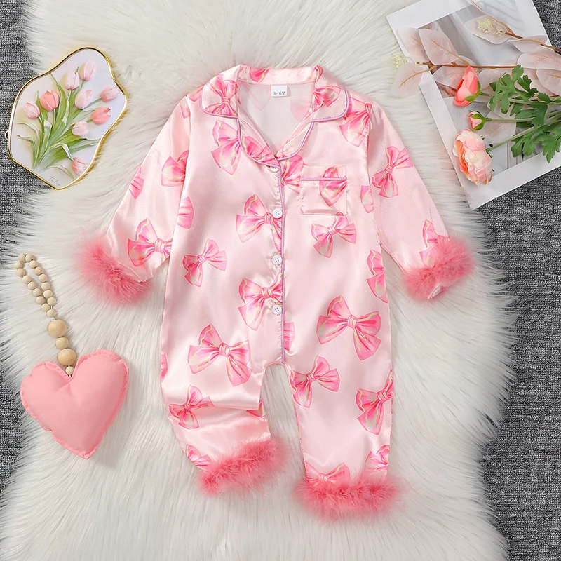 VISgogo pijama de niña manga larga con estampado y botones - imagen 4