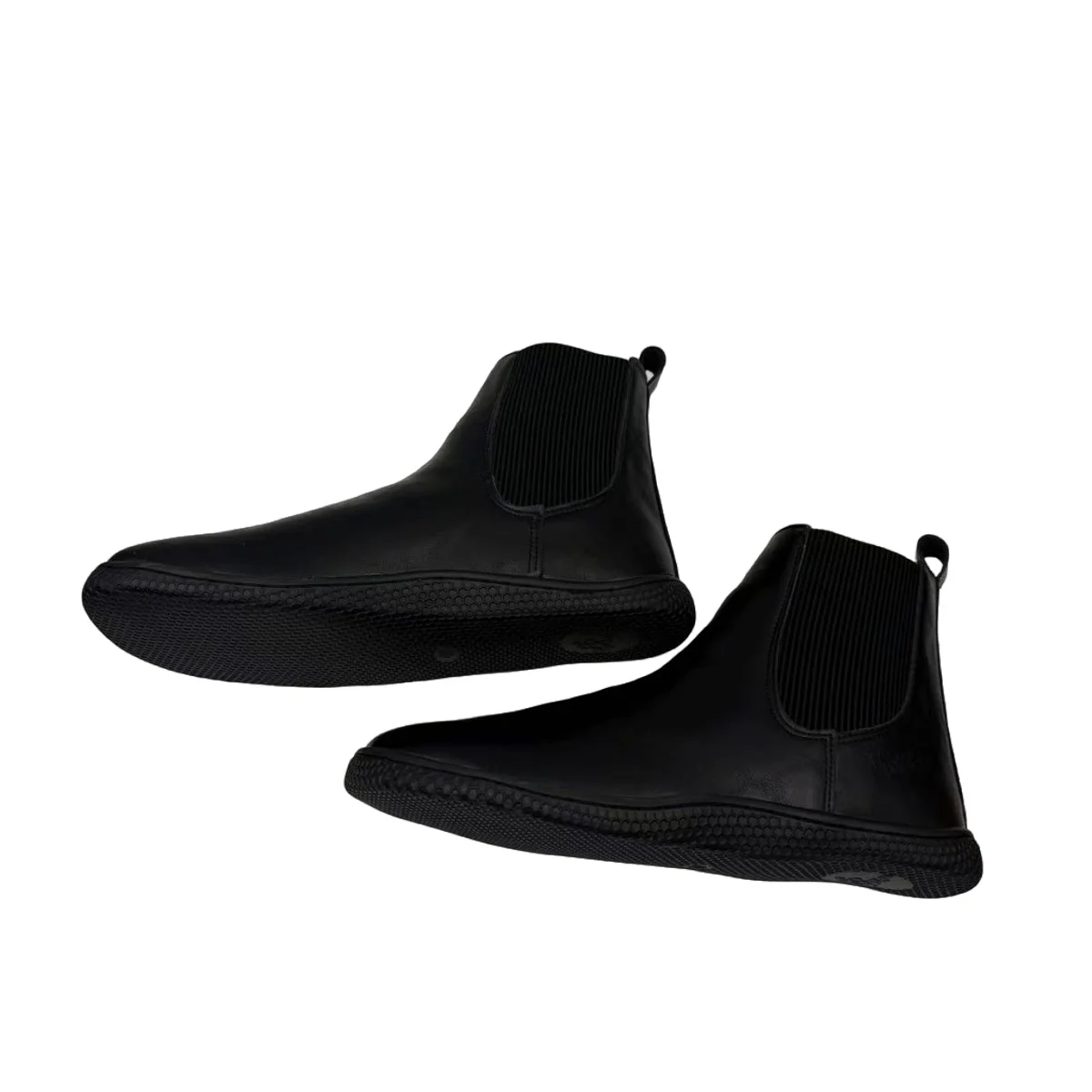 Tipsietoes Botines Chelsea de piel con caída cero para niños