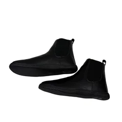 Tipsietoes Botines Chelsea de piel con caída cero para niños