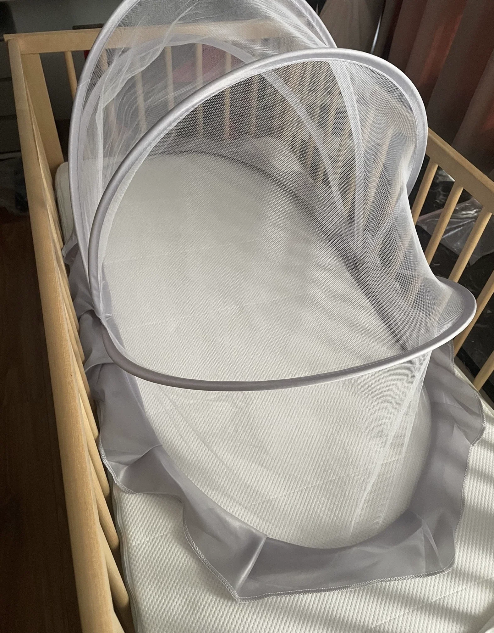 Mosquitera plegable para cuna de bebé integrada antimosquitos - imagen 4