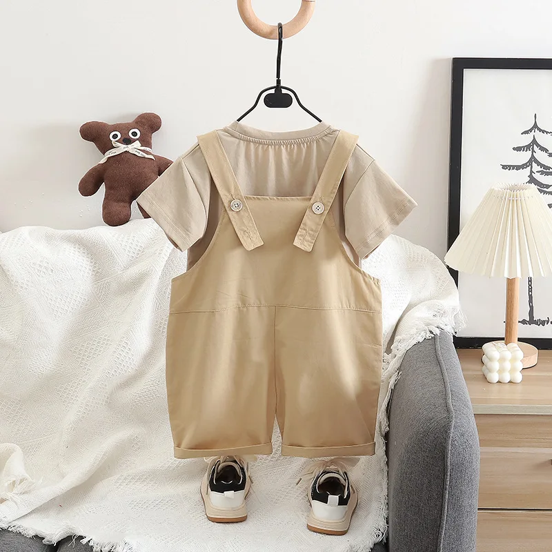 Conjunto de verano para bebé: camiseta con dibujos animados y shorts - imagen 4