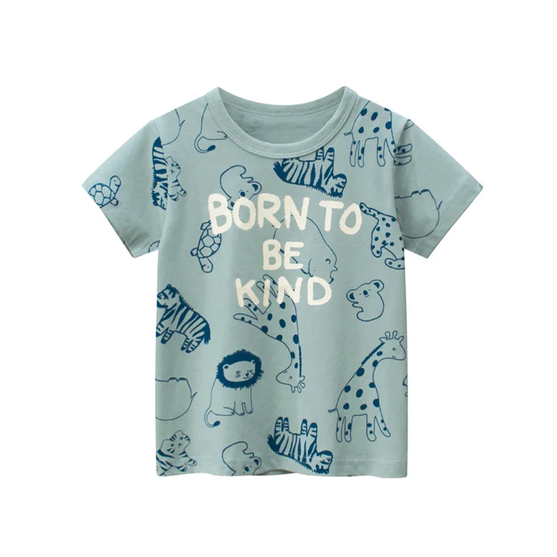 Camiseta de manga corta para niño estilo coreano infantil de verano - imagen 2