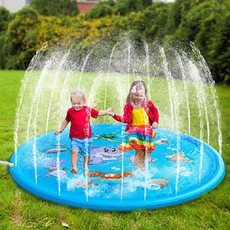 Aspersor de agua fría inflable infantil para jardín y bañera - imagen 2