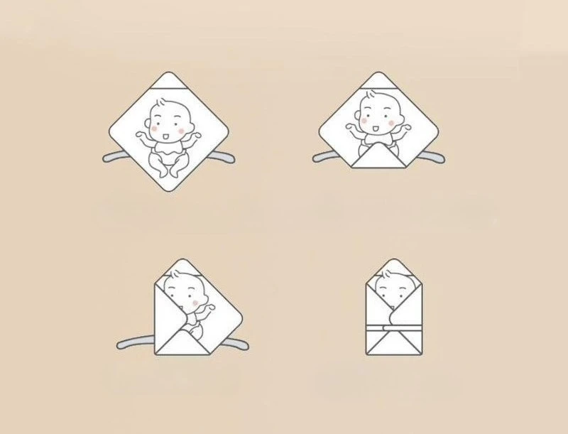 Variante de color y diseño de la manta envolvente