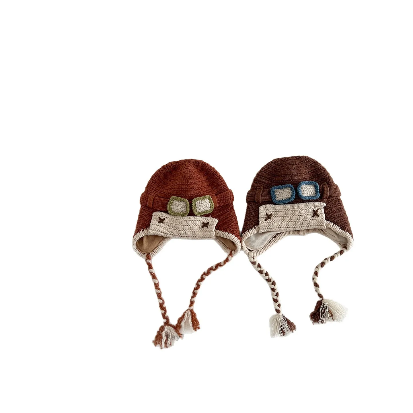 Gorro infantil con protección de oídos estilo piloto de dibujos - imagen 5