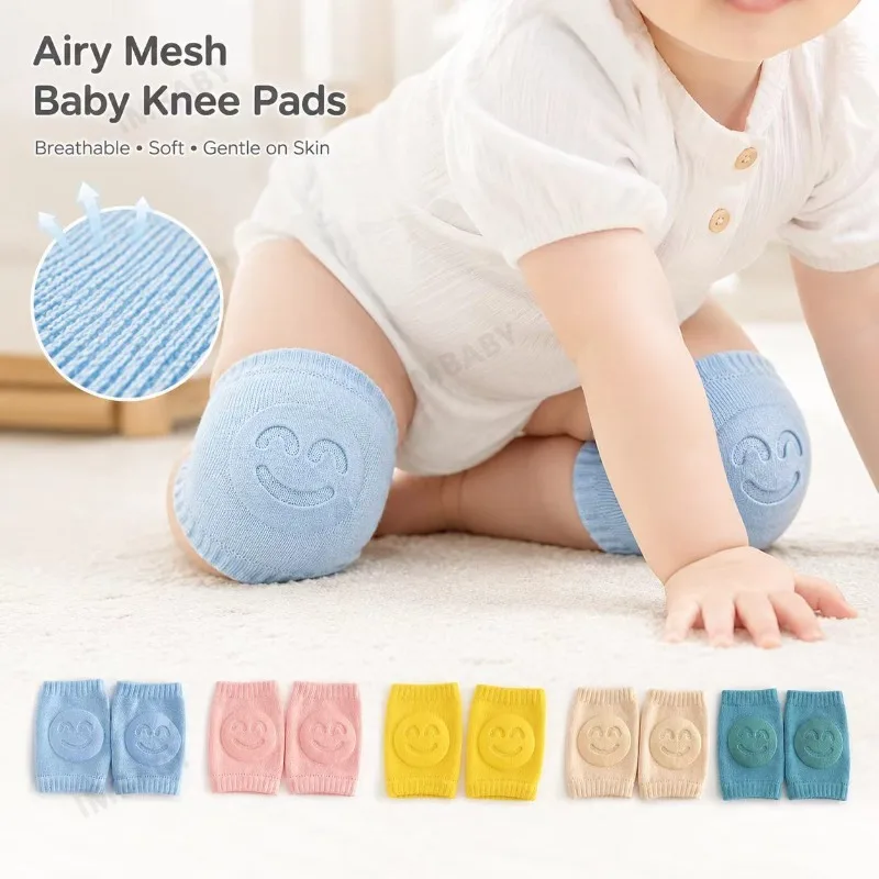 IMBABY Calcetines antideslizantes de algodón para bebé con sonrisas - imagen 5