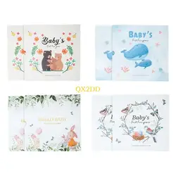 Libro de recuerdos QX2D para bebés: hitos, fotos y recortes