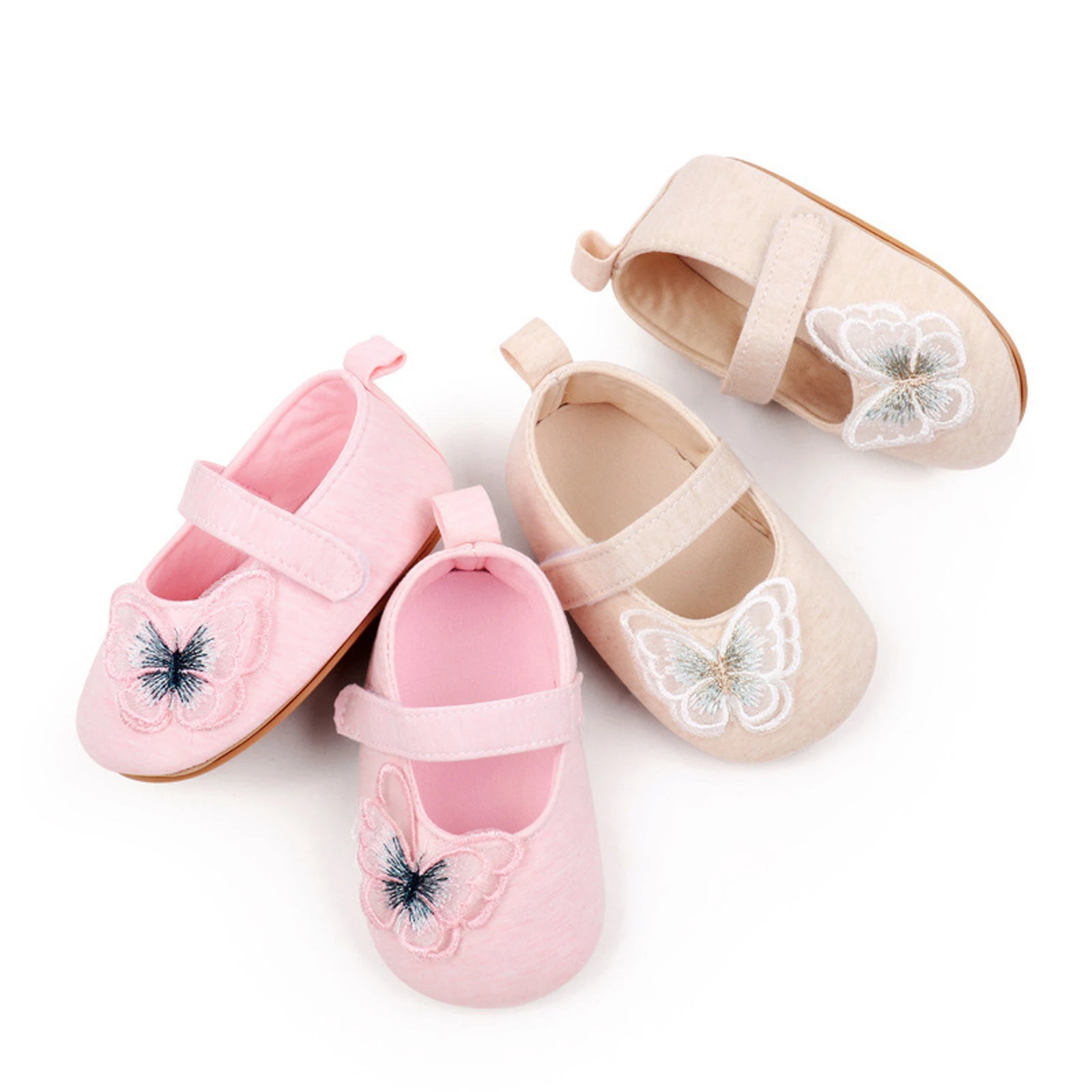 VISgogo Zapatos de princesa para bebés antideslizantes primeros pasos - imagen 4