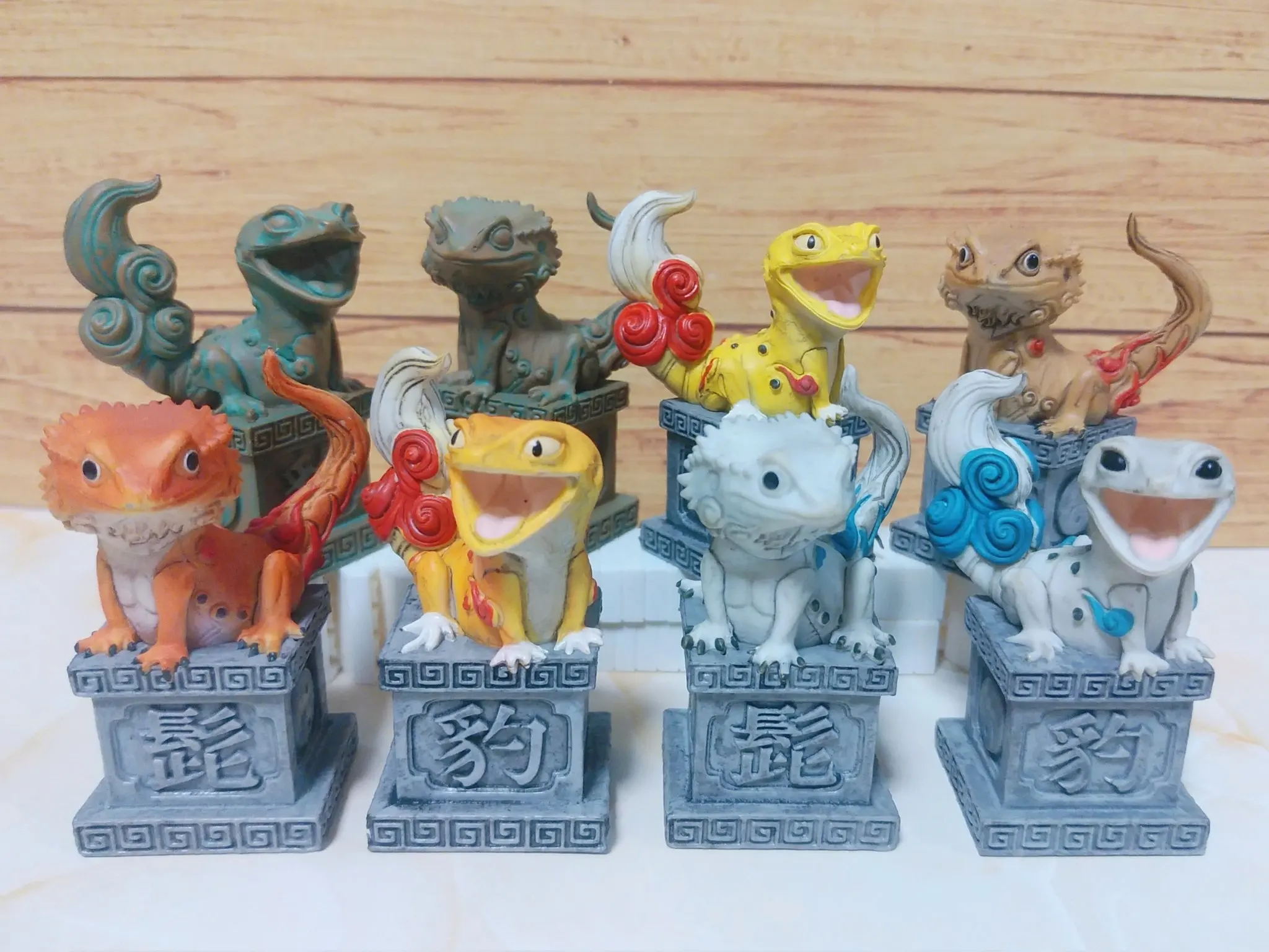 Detalle del packaging gashapon original