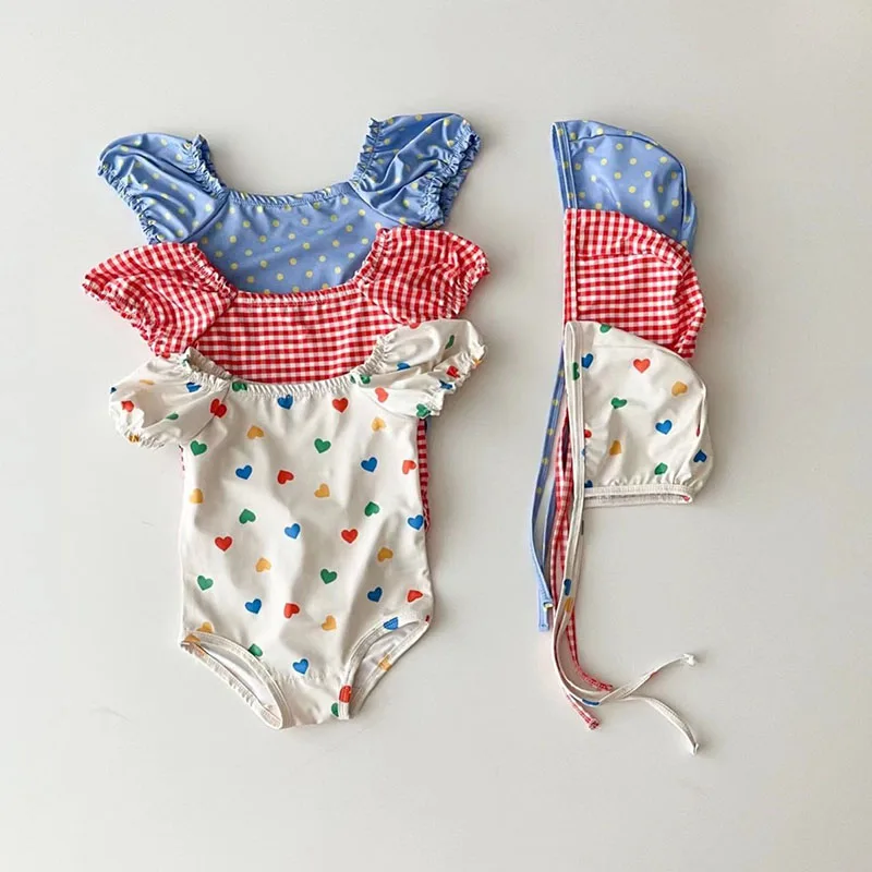 MILANCEL Bañador estampado corazón niño niña - imagen 2