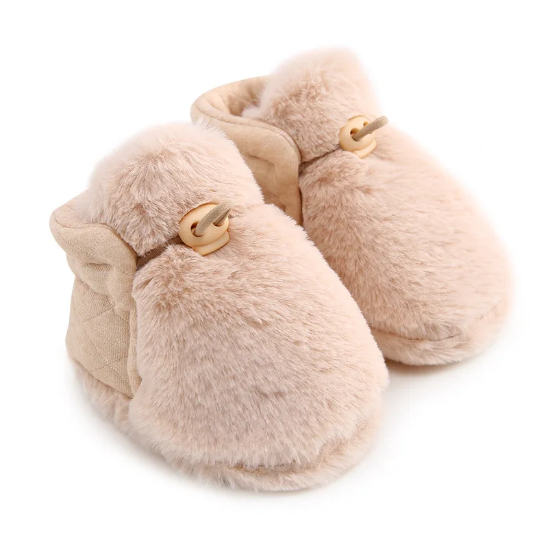 Botas de invierno preescolar en terciopelo con suela antideslizante - imagen 2