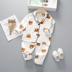 Pijama infantil de dibujos para dormir en primavera y otoño