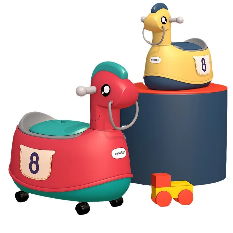 Orinal infantil multifunción con ruedas – Para niño y niña - imagen 5