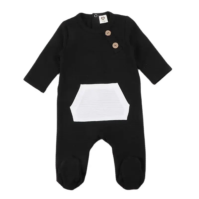 Pelele invierno bebé – Algodón suave con bolsillo