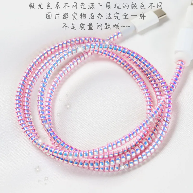 Protector de cable de datos con USB para iPhone y Xiaomi - imagen 4