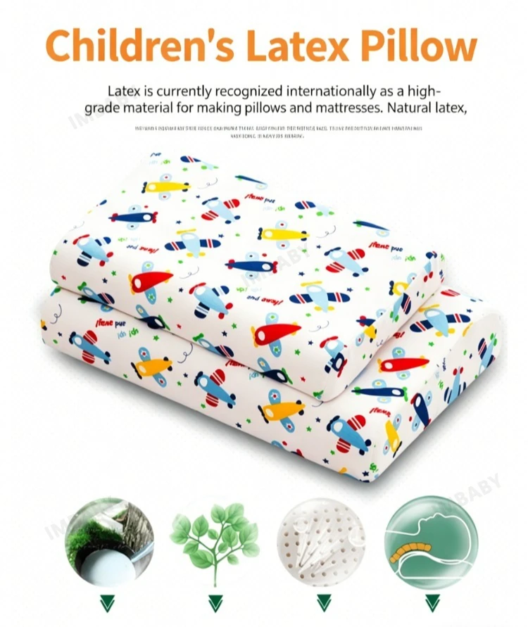 Detalle de materiales: funda de algodón y núcleo de látex