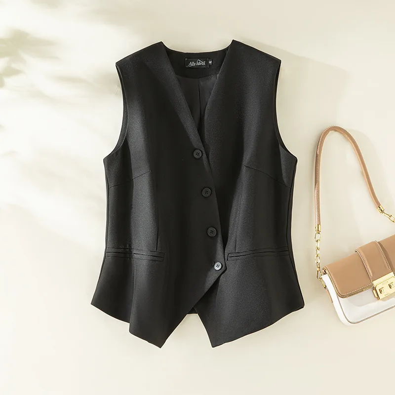 Chaleco de traje fino para mujer – primavera y otoño, elegante - imagen 4
