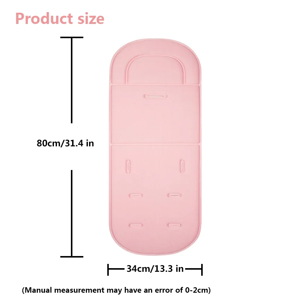 Cojín protector transpirable para cochecito de bebé – Universal y suave - imagen 5