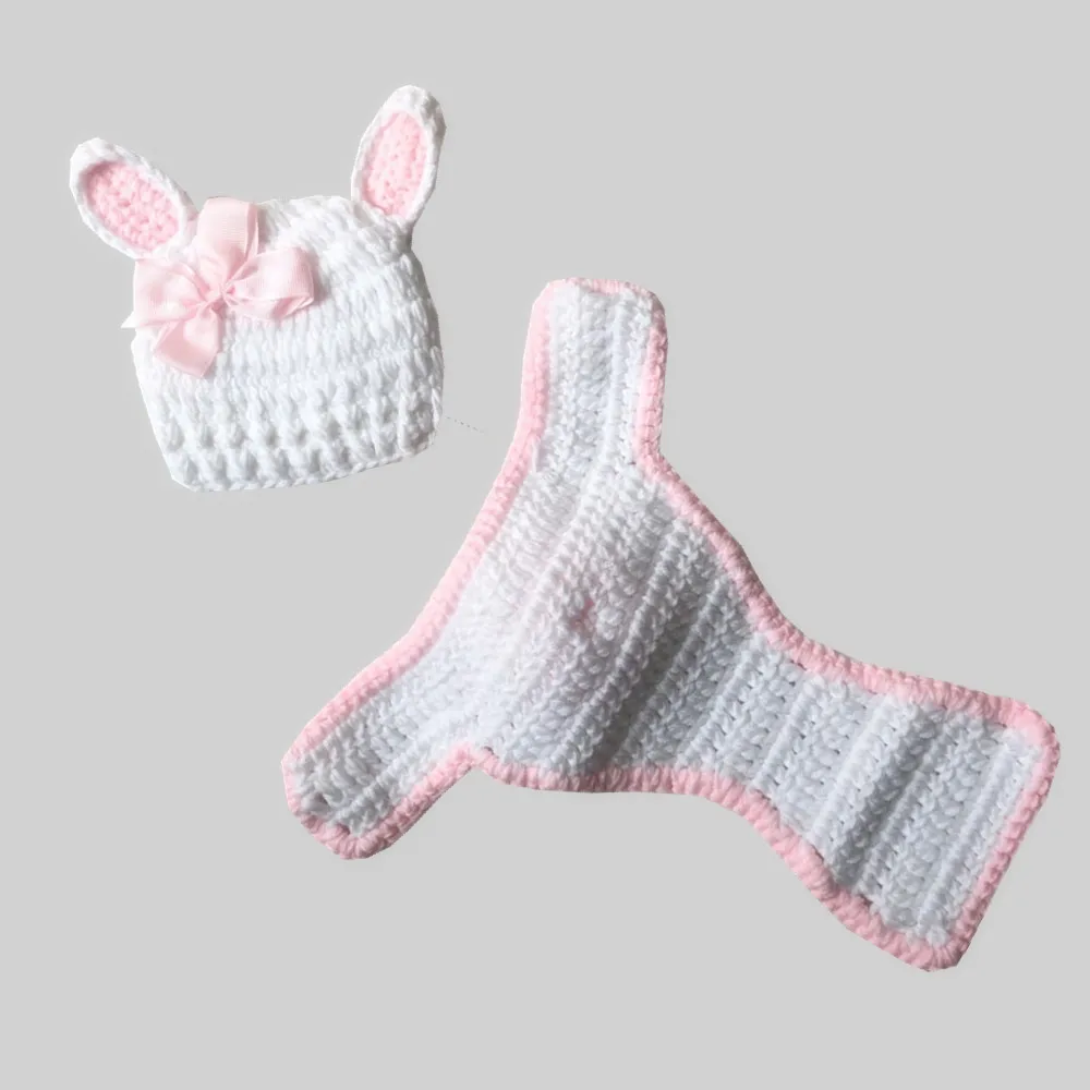 Ropa fotografía bebé estilo conejo para recién nacidos - imagen 2