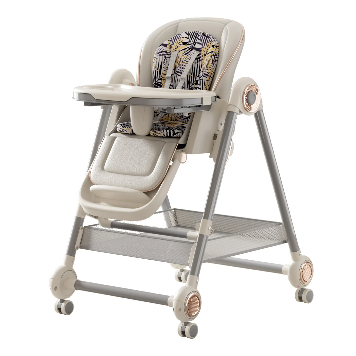 Silla de comedor para bebé plegable reclinable aprendizaje - imagen 4