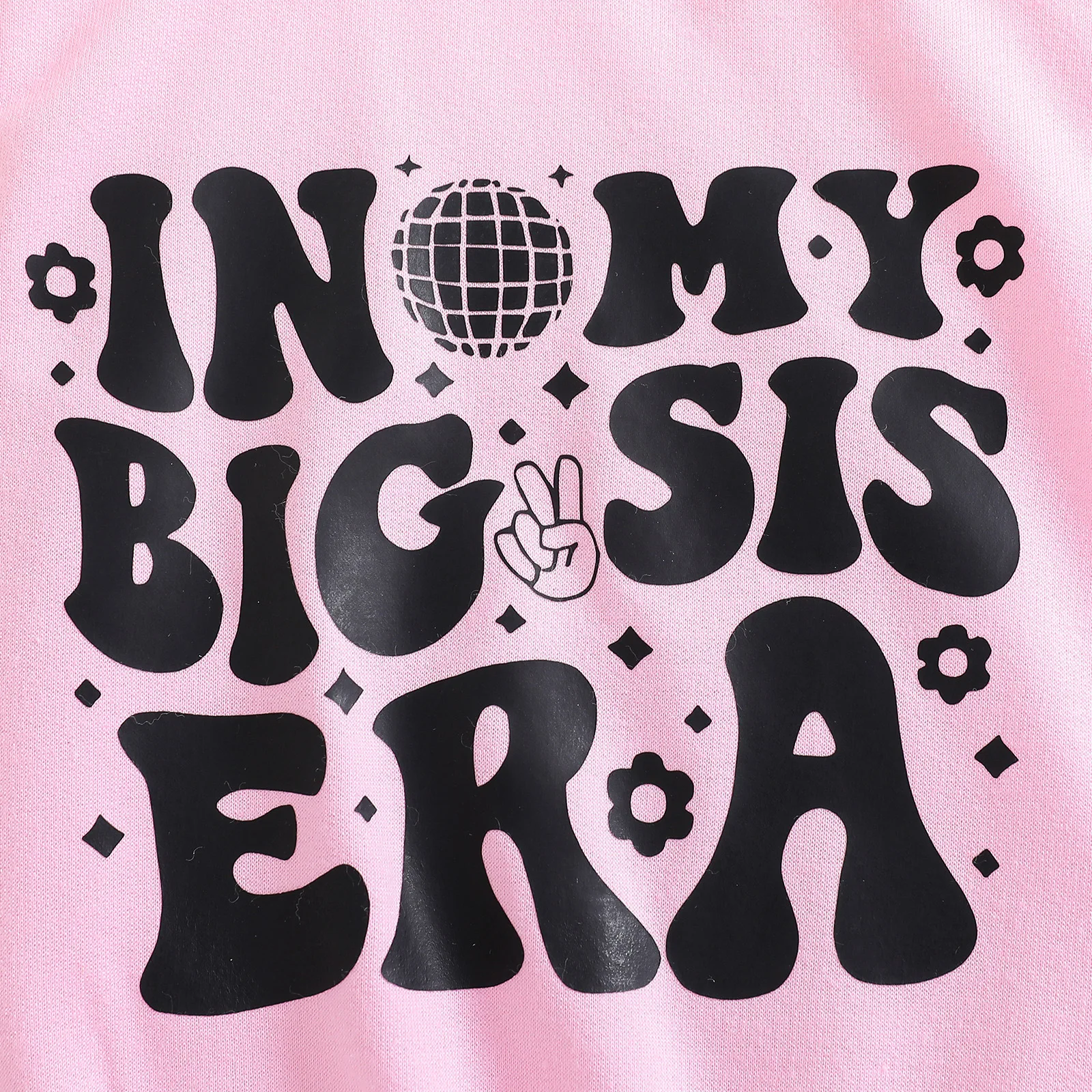 Conjunto infantil Top y pantalón con letras para verano - imagen 5