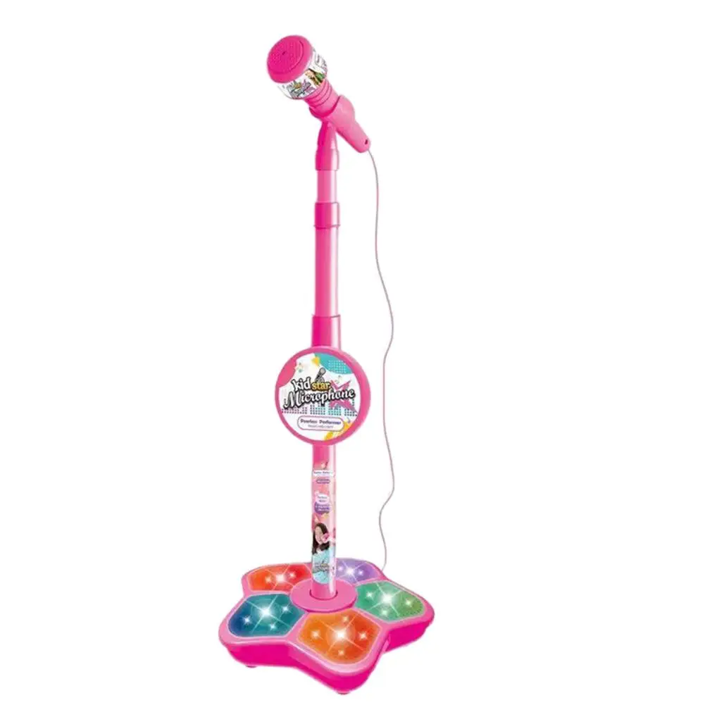 Máquina de karaoke con luz LED y escenario de juego