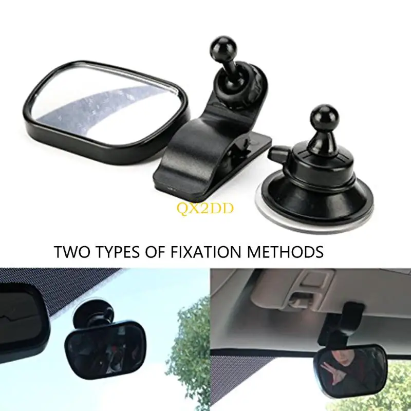 Espejo monitor QX2D – Seguridad y visibilidad para bebé en el coche - imagen 5
