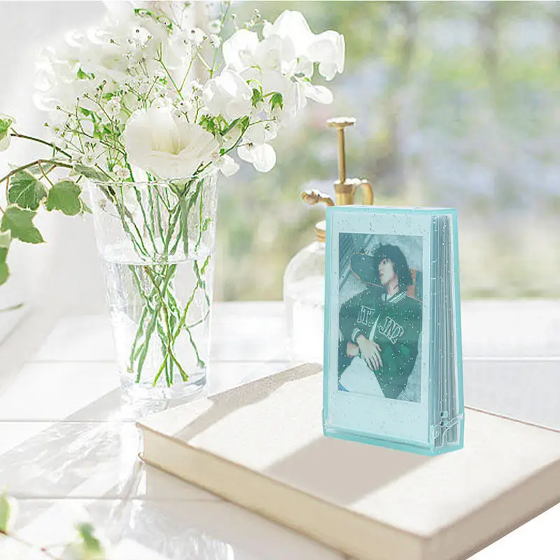 Portafotos transparente para fotos de bebé en mini álbum - imagen 2