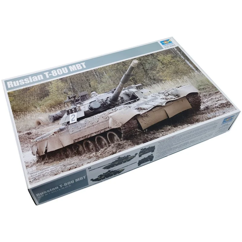 Maqueta de tanque T-80U plástico TRUMPETER, MBT ruso - imagen 2