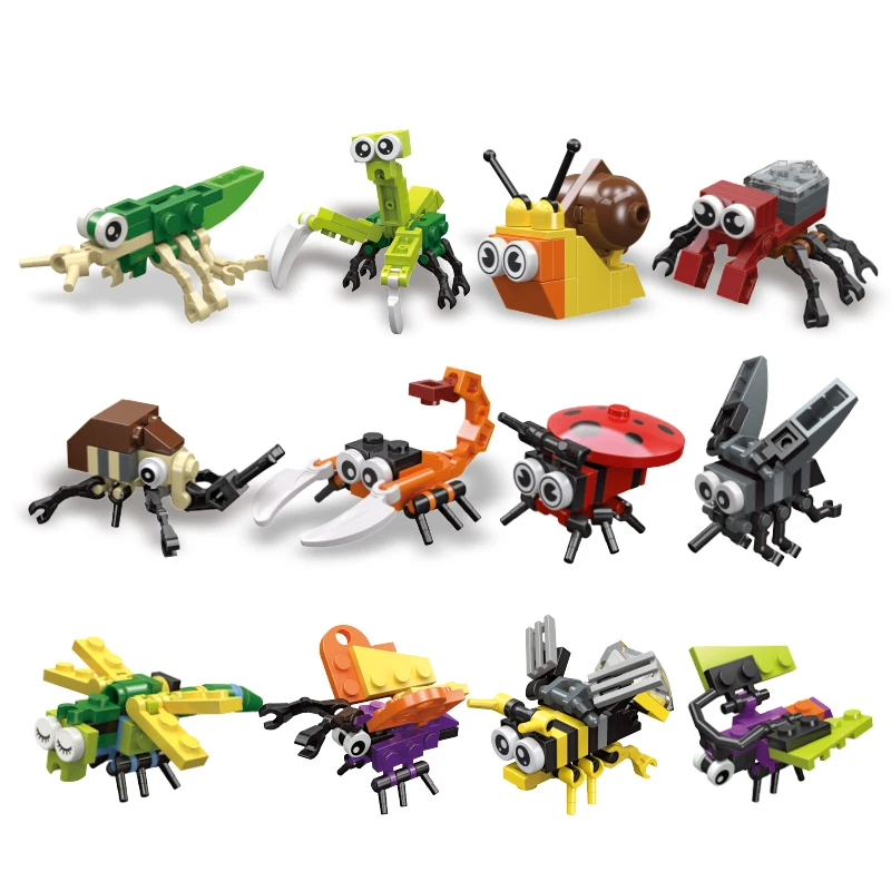Bloques de construcción de insectos educativos para niños - imagen 3