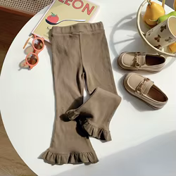 Pantalones niña rayas – Estilo vintage verano con volantes