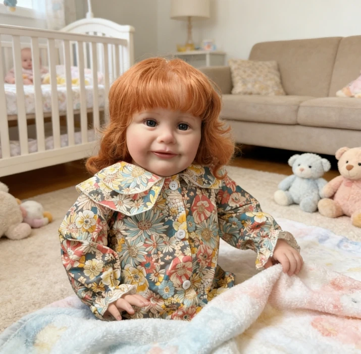 Muñeca Reborn Zoe realista con piel pintada a mano 3D tacto suave - imagen 2