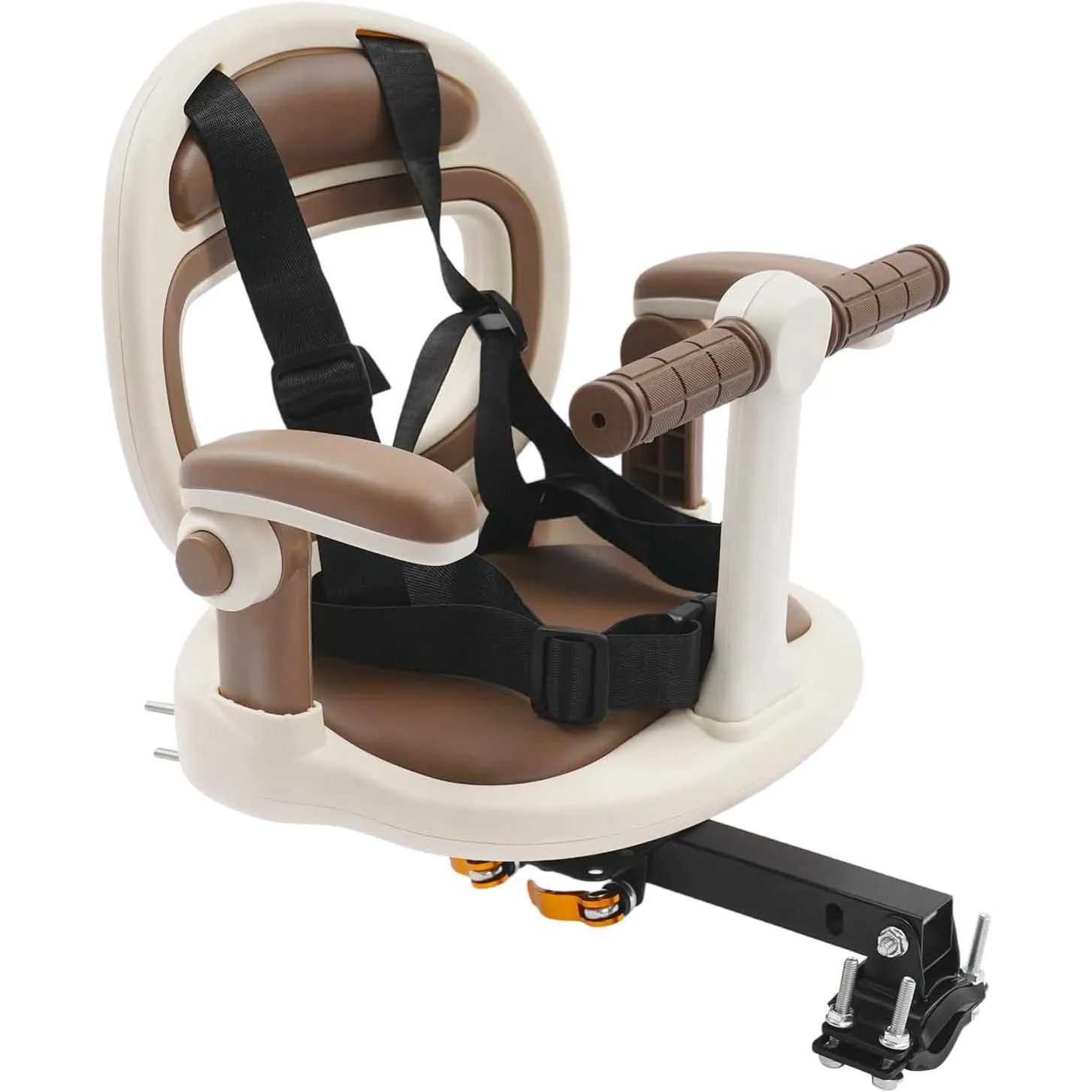 Asiento infantil para bicicleta con giro completo y soporte manillar - imagen 4