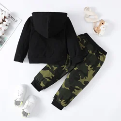 Sudadera capucha y pantalón camuflaje niño pequeño primavera