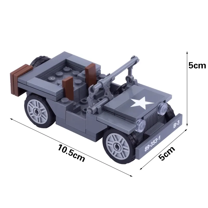 Barco LCM3 de desembarco WWII – Bloques militares para niños - imagen 4