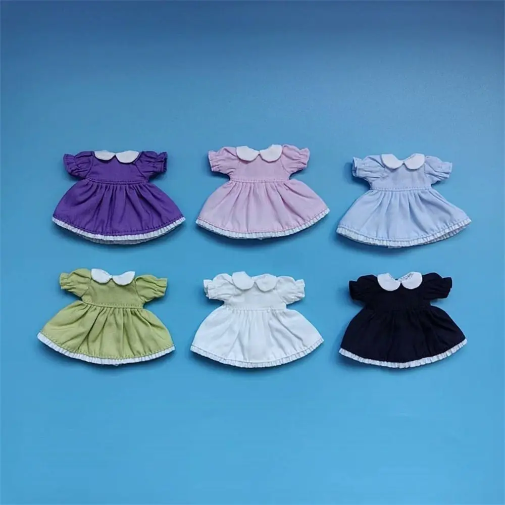 Ropa para muñecas 1/11 y 1/12 - vestidos de celosía con manga abombada - imagen 2