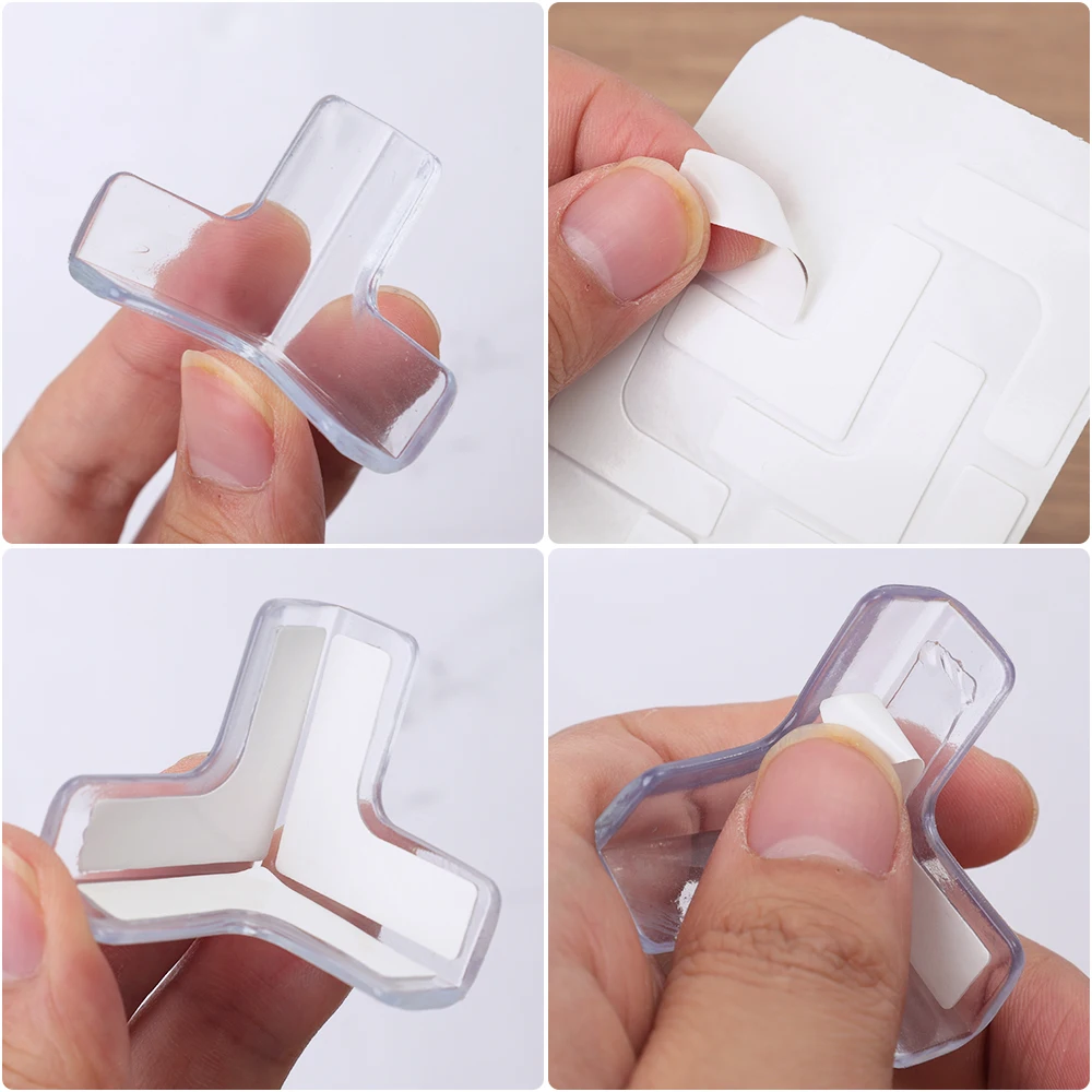 Protector anticolisión transparente para esquinas de mesa babies - imagen 2