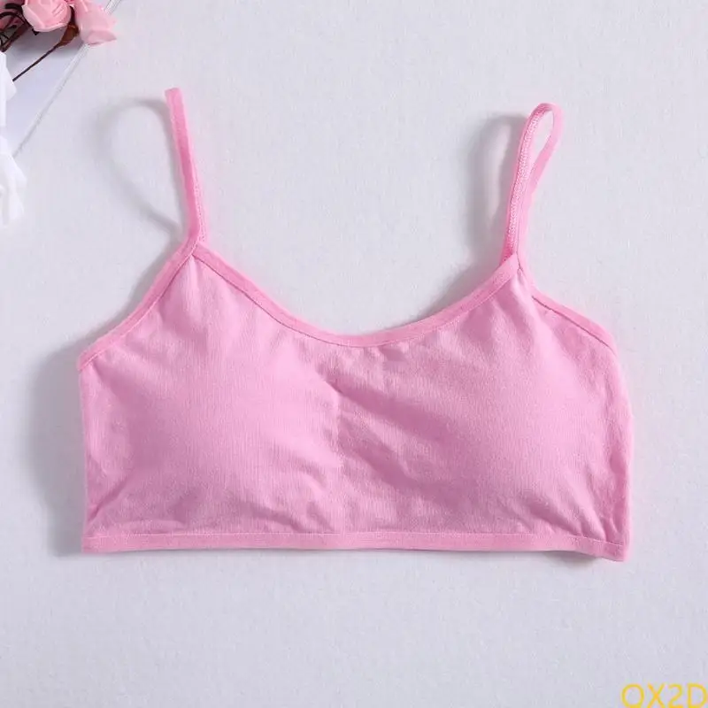 Sujetador de entrenamiento para niña de top corto color liso - imagen 2