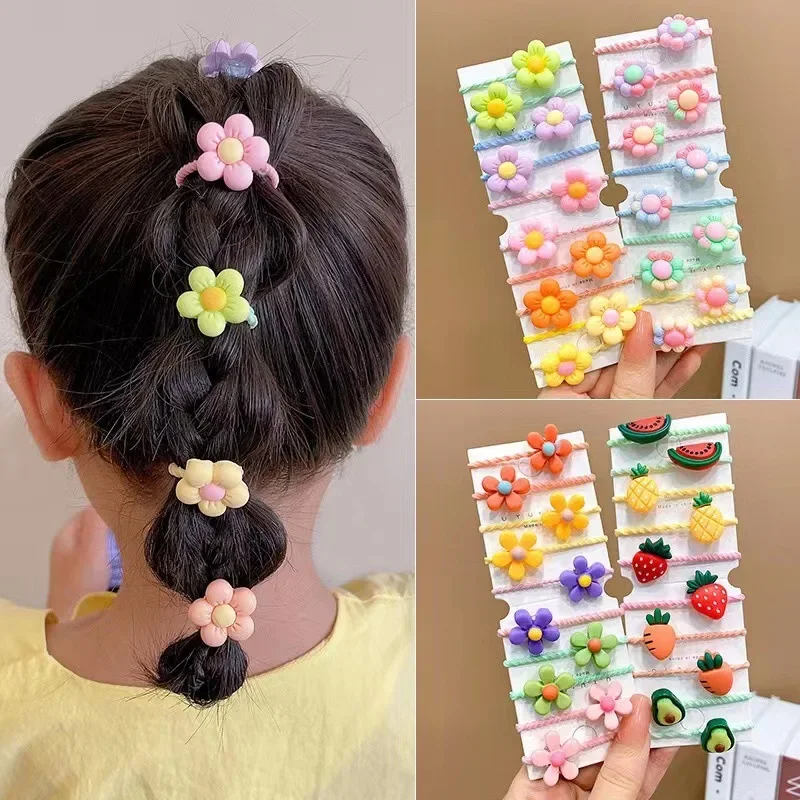 Bandas elásticas para el pelo infantiles con dibujos animados - imagen 4
