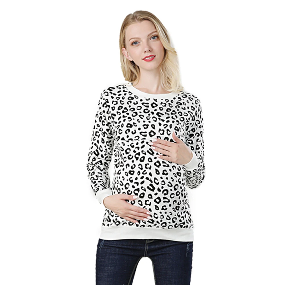 Sudadera con capucha de lactancia para embarazadas – otoño invierno - imagen 5