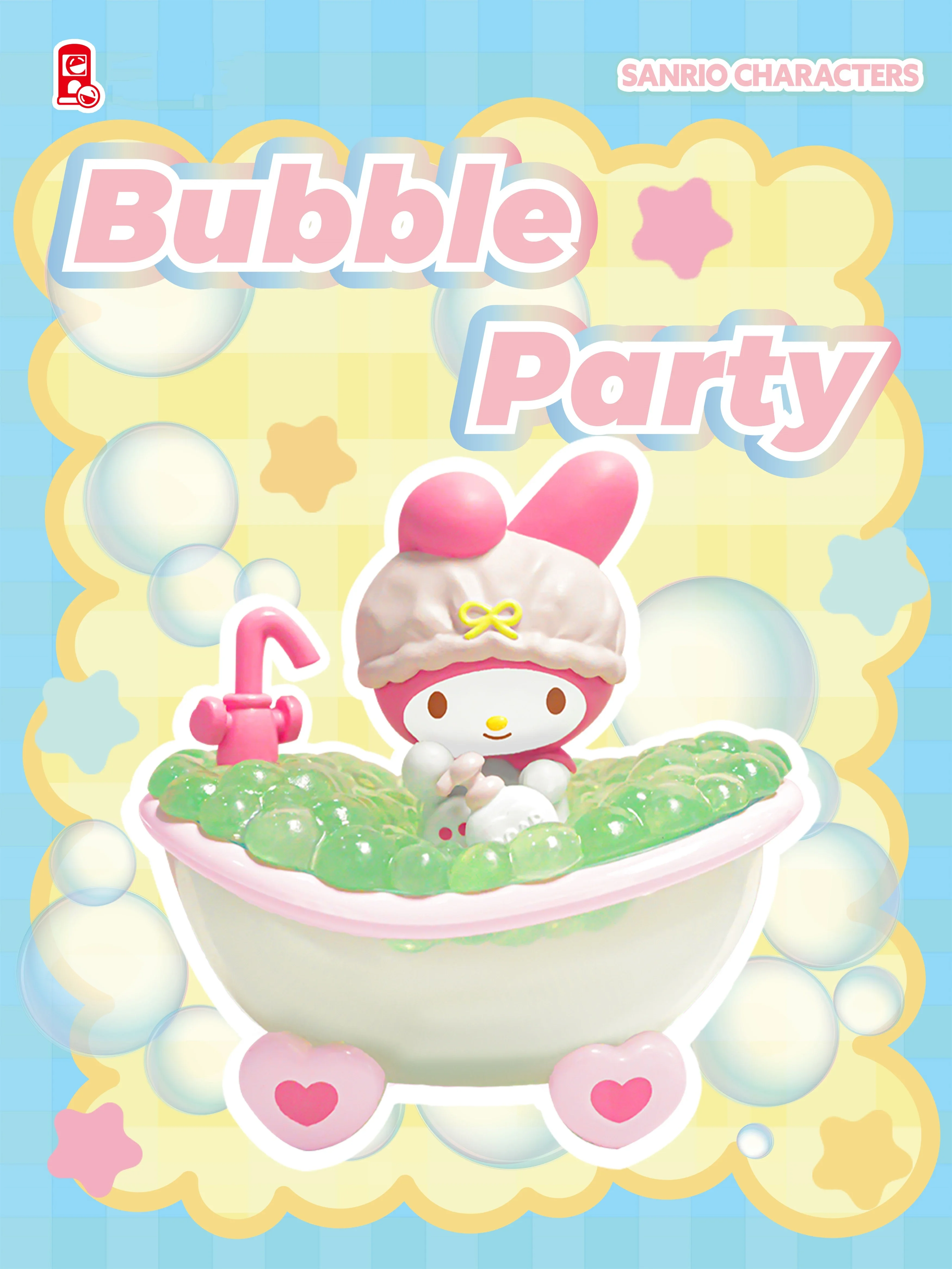 Caja Sorpresa Sanrio estilo Bubble Party