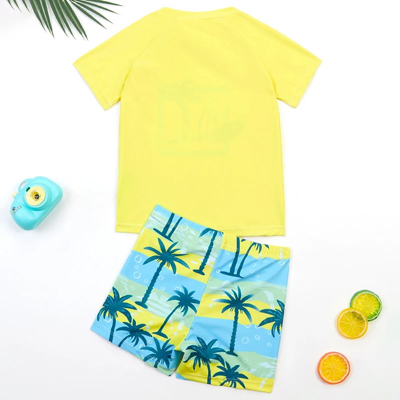 Traje de baño niña manga corta estampado dibujos con protección solar - imagen 5
