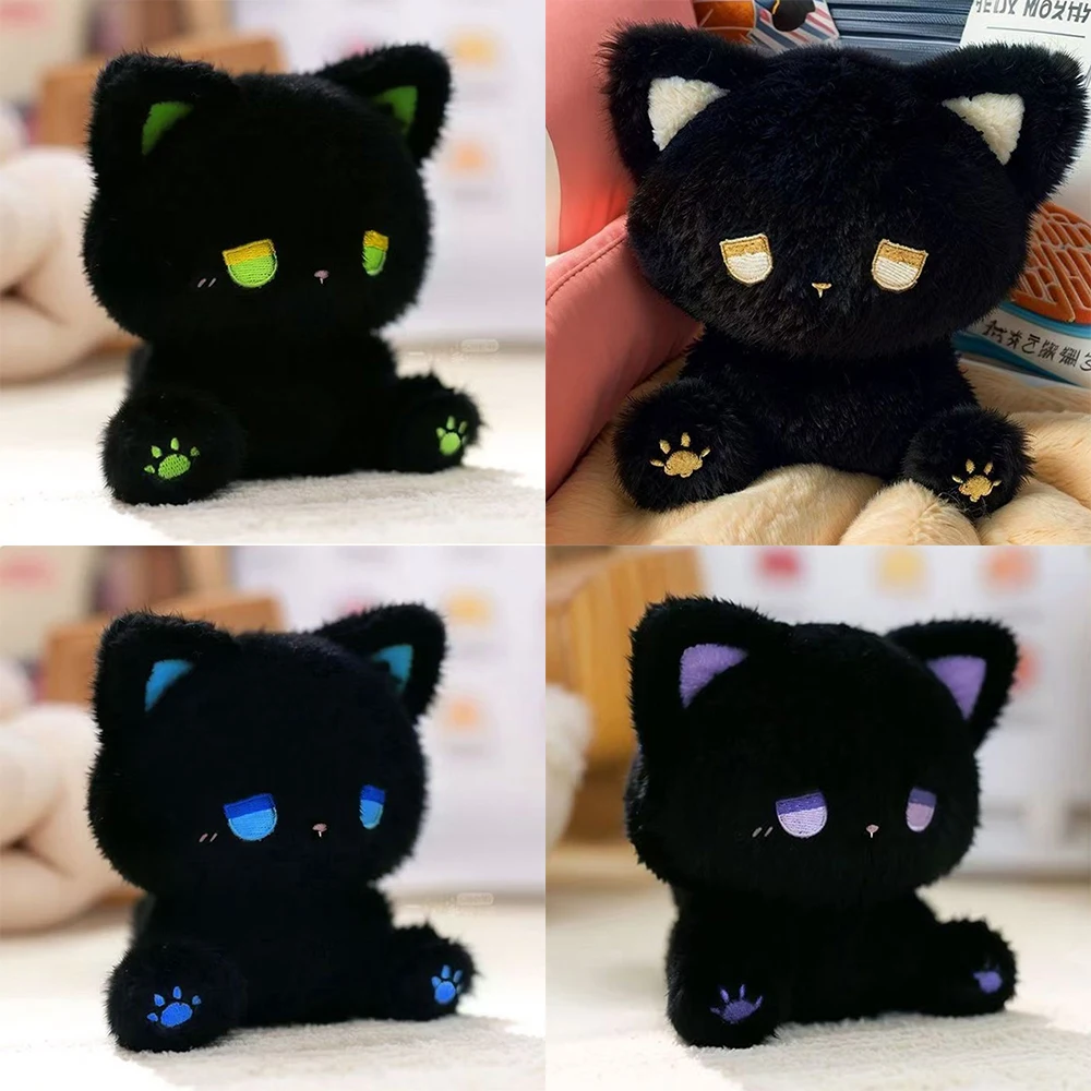 Peluche de gato emo kawaii súper suave, gatito sentado - imagen 5