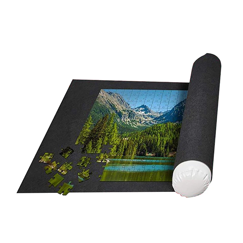 Alfombrilla puzzle enrollable de fieltro para niños: práctica y segura - imagen 3