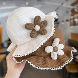 Sombrero de pescador Floral para niña – verano primavera